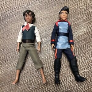 Lot of Disney Store Elena of Avalor Gabe And  Mateo 5.5" Posable Dolls Figures